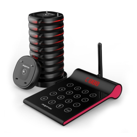 Système d’appel client noir Approx