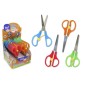 LOT de 20 Ciseaux d'école pour chauve-souris Bismark 13 cm avec frein - Manches en plastique - Pointe émoussée - 4 couleurs