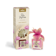 Désodorisant d'ambiance Prady Deep Serenity aux fleurs parfumées - Flacon en verre 90 ml