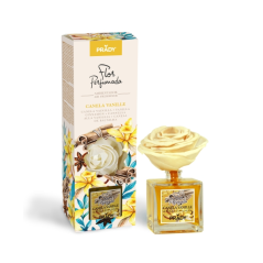 Désodorisant d'ambiance parfumé à la cannelle et à la vanille Prady - Flacon en verre de 90 ml