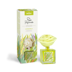 Désodorisant d'ambiance parfumé à la fleur de citronnelle Prady - Flacon en verre 90 ml
