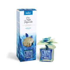 Désodorisant parfumé aux fleurs océaniques Prady - Flacon en verre de 90 ml