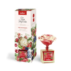 Désodorisant floral Prady aux fruits rouges - Flacon en verre de 90 ml