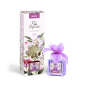 Désodorisant parfumé à la fleur de lys Prady - Flacon en verre de 90 ml