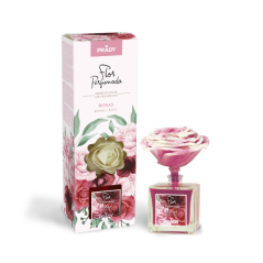 Désodorisant parfumé à la rose Prady - Flacon en verre de 90 ml