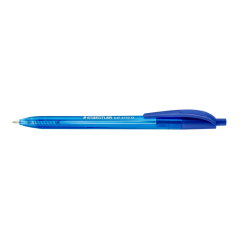 stylo à bille bleu transparent Staedtler