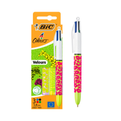 Stylo BIC 4 couleurs velours