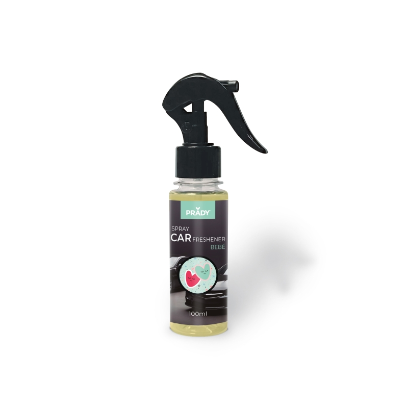 Désodorisant pour voiture Prady Baby - Flacon de 100 ml - Flacon vaporisateur