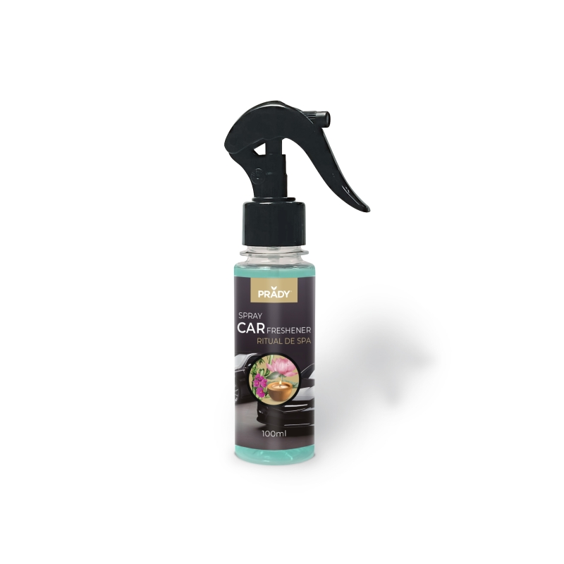 Désodorisant pour voiture Prady Ritual Spa - Flacon de 100 ml - Flacon vaporisateur