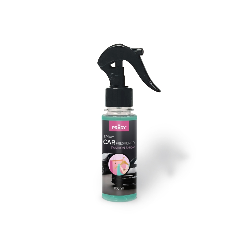 Désodorisant pour voiture Prady Fashion Shop - Flacon de 100 ml - Vaporisateur