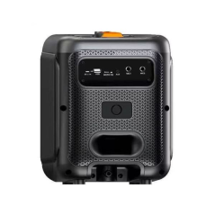 Enceinte karaoké Coolsound Partybox 8" - Bluetooth - 30 W - Éclairage RGB - 2 microphones sans fil inclus - Entrée pour