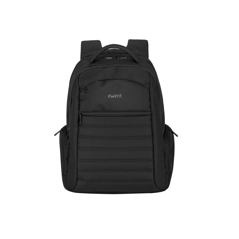 Sac à dos Ewent EW2528 Urban pour ordinateur portable jusqu'à 17 pouces - 5 compartiments - Matériau imperméable - Noir