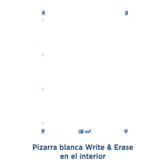 Classeur Oxford Europeanbinder Live & Go A4+ avec 100 feuilles de recharge + 4 marqueurs Pelikan Testmarker 490 - Couverture en