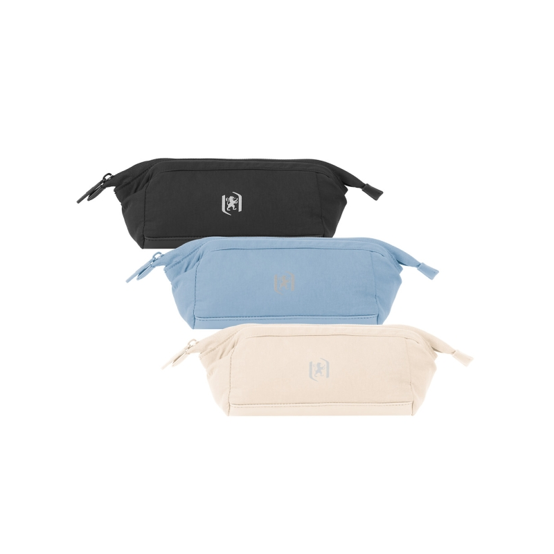 LOT de 3 Trousse Oxford Endless - Ouverture complète - Grand compartiment et poche intérieure - Couleurs assorties