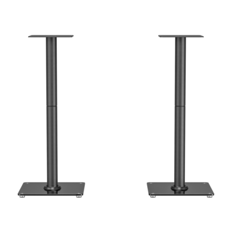 Support universel pour enceintes de sol Aisens - Charge maximale : 25 kg - Hauteur : 76,5 cm - Noir