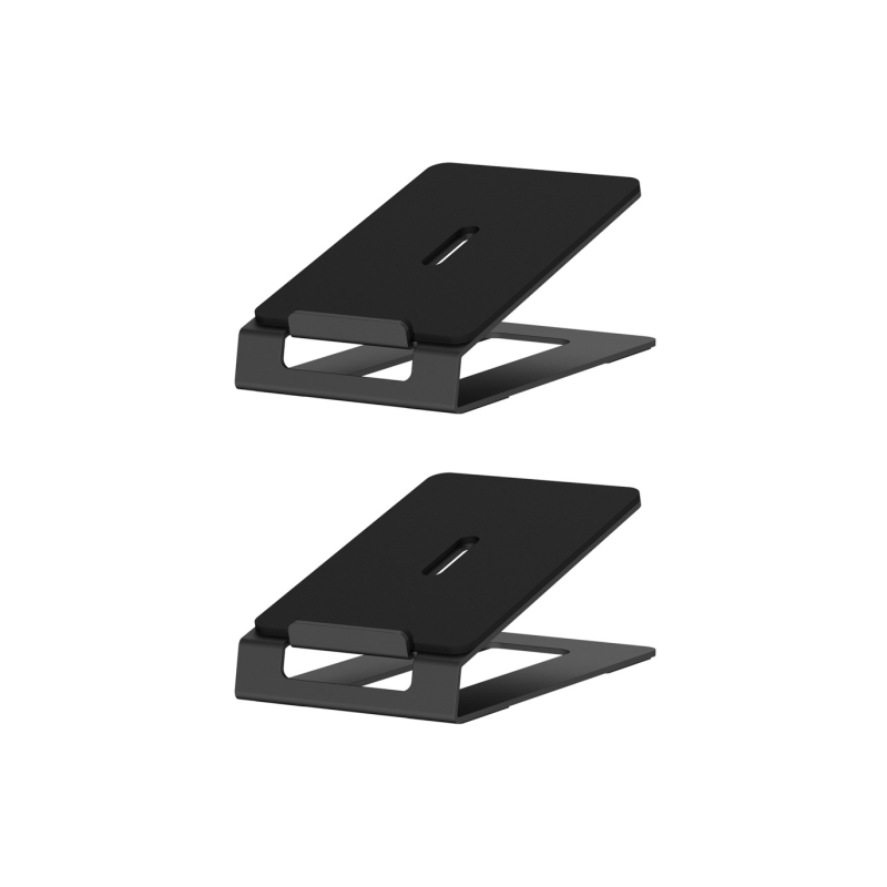 Support universel pour enceintes de table Aisens - Charge maximale : 10 kg - Noir