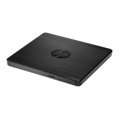Graveur/lecteur CD/DVD externe HP DVDRW F2B56AA - Design ultra-fin (9,5 mm) - Connexion USB 2.0 Plug & Play - Compatible