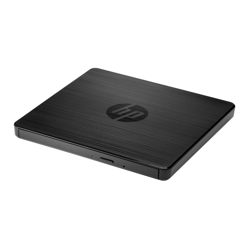 Graveur/lecteur CD/DVD externe HP DVDRW F2B56AA - Design ultra-fin (9,5 mm) - Connexion USB 2.0 Plug & Play - Compatible
