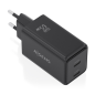 Chargeur Aisens GaN 65 W - 2 ports USB-C PD3.0 QC4.0 - Technologie IA - Noir