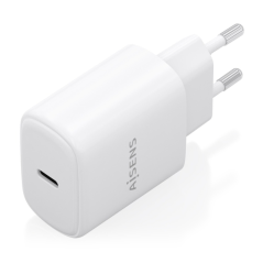 Chargeur Aisens GaN 30 W - 1 port USB-C PD3.0 - Technologie IA - Blanc