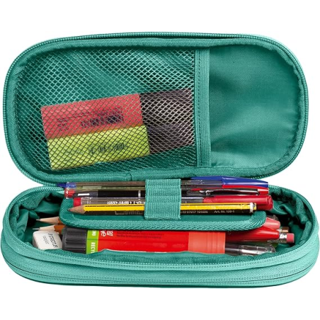 Trousse extensible Oxford B-Max - 1 grand compartiment - 2 poches extérieures - Fabriquée à partir de matériaux recyclés