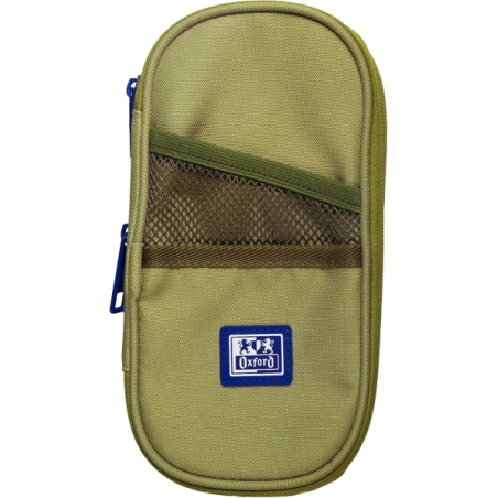 Trousse extensible Oxford B-Max - 1 grand compartiment - 2 poches extérieures - Fabriquée à partir de matériaux recyclés - Vert