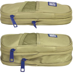 Trousse extensible Oxford B-Max - 1 grand compartiment - 2 poches extérieures - Fabriquée à partir de matériaux recyclés - Vert