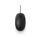Souris laser USB HP 128 - Capteur réglable 1200 DPI - Design ergonomique ambidextre - 3 boutons et molette de défilement - Plug