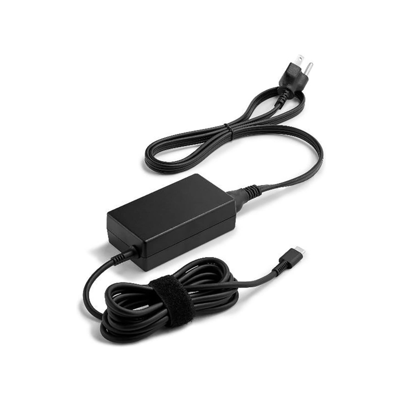 Adaptateur secteur HP 65 W USB-C LC - Chargeur USB-C 65 W avec charge rapide HP - Compatible avec les ordinateurs portables HP