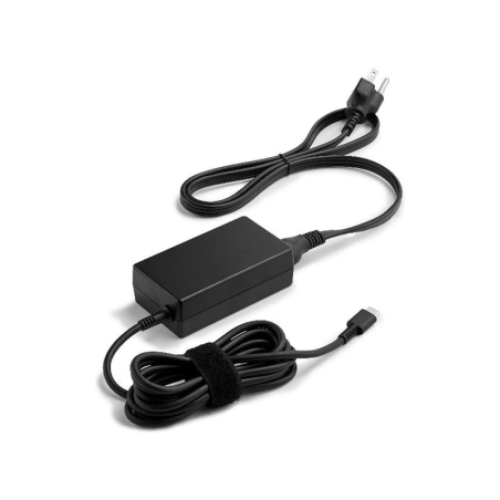 Adaptateur secteur HP 65 W USB-C LC - Chargeur USB-C 65 W avec charge rapide HP - Compatible avec les ordinateurs portables HP