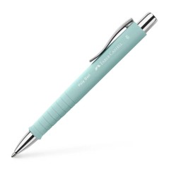 ✅ Stylo bille et stylo plume Faber-Castell Poly Pen avec pointe B - Clip en métal - Vert clair couleur Verde Cl en stock