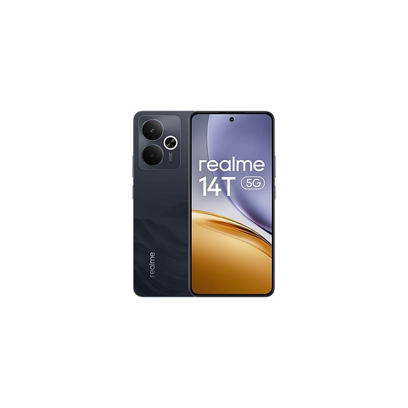 Smartphone Realme 14T 5G - Écran AMOLED 6,67" 120 Hz - 8 Go de RAM - 256 Go de stockage - Double caméra 50 MP + 2 MP avec