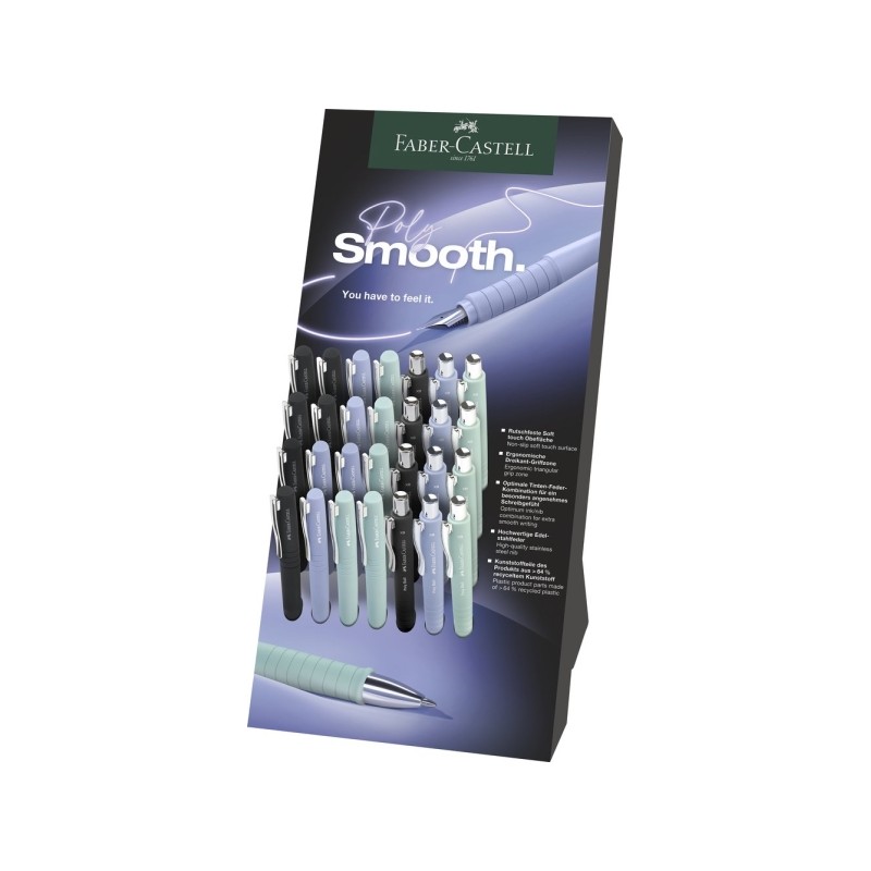 Présentoir stylos Faber-Castell Poly - Métal - Couleurs assorties