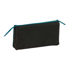 Trousse Safta Munich Land - 3 compartiments zippés - Poche intérieure - 0,6 L - 220 x 30 x 120 mm - Bleu foncé