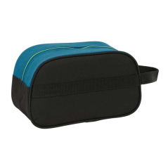 Trousse de toilette Safta Munich Land 5L - Fermeture éclair - Poignée latérale - Compatible trolley - 260 x 120 x 150 mm - Bleu