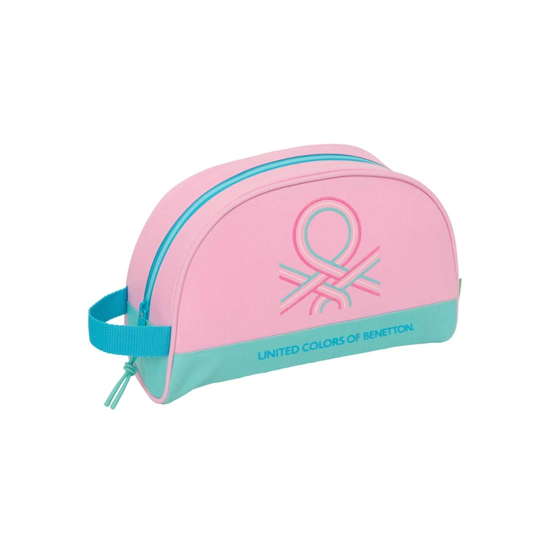 Trousse de toilette Safta Benetton Dolce 5L - Fermeture éclair - Poignée latérale - Compatible trolley - Poche intérieure - 280