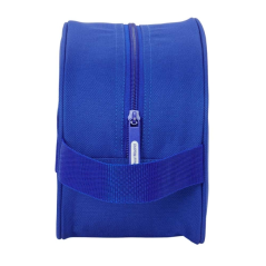 Trousse de toilette Safta Real Madrid 5L - Fermeture éclair - Poignée latérale - Compatible trolley - 260 x 120 x 150 mm - Bleue