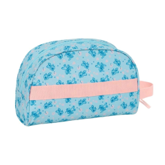 Trousse de toilette Safta Stitch Ohana 5L - Fermeture éclair - Poignée latérale - Compatible trolley - Poche intérieure - 280 x