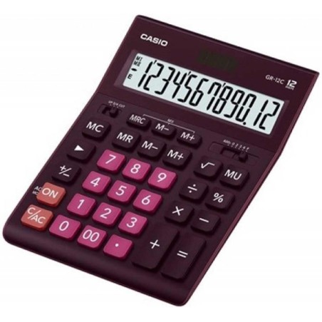 Calculatrice Casio GR-12C bordeaux