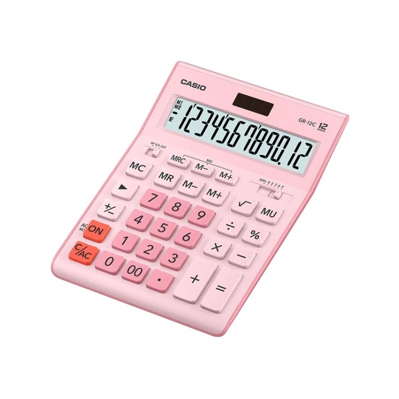 Calculatrice de bureau 12 chiffres Casio GR-12C écran large Calculatrice de bureau 12 chiffres Casio GR-12C écran large