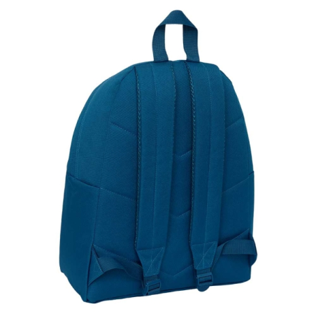 Sac à dos Safta Benetton Basics bleu marine - Poche avant - Bretelles rembourrées - Double fermeture éclair - Poignée de