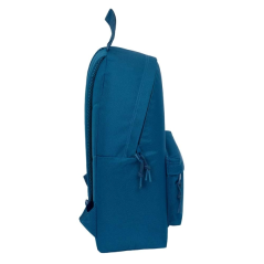 Sac à dos Safta Benetton Basics bleu marine - Poche avant - Bretelles rembourrées - Double fermeture éclair - Poignée de