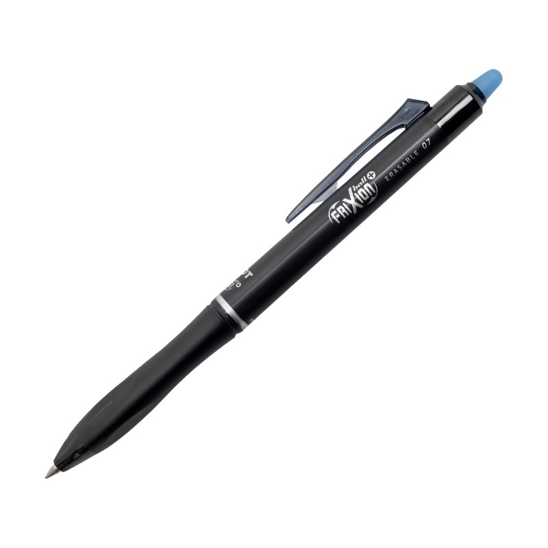 Stylo effaçable Pilot Frixion Ball Plus bleu 0,7 mm - Lot de 12