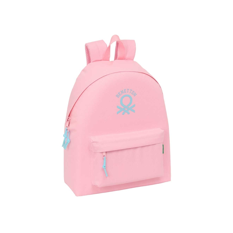 Sac à dos Safta Benetton Basics - Poche avant - Bretelles rembourrées - Double fermeture éclair principale - Poignée supérieure