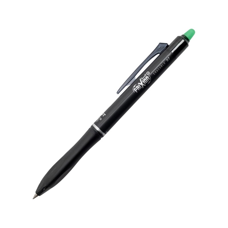 Stylo effaçable vert 0,7 mm Pilot Frixion Ball Plus x12 - Rechargeable