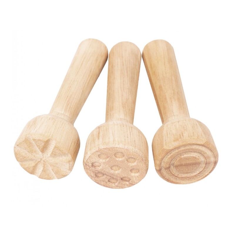 Kit de pâte à modeler Jovi My First avec 3 tampons en bois créatifs