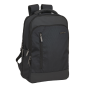 Sac à dos Safta Business pour ordinateurs portables jusqu'à 15,6 pouces - Intérieur rembourré - Port USB - Porte-bouteille