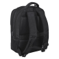 Sac à dos Safta Business pour ordinateurs portables jusqu'à 15,6 pouces - Port USB - Porte-bouteille - Panneau dorsal rembourré