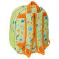 Sac à dos Safta Leon 3D - Porte-bouteille - Bretelles rembourrées - Poignée supérieure - Léger et résistant - Vert clair