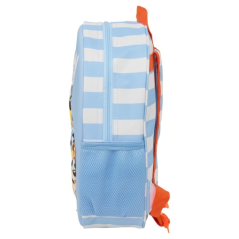 Sac à dos Safta Bluey 3D - Lumières LED intégrées - Poche latérale - Bretelles rembourrées - Poignée supérieure - 27 x 10 x 33